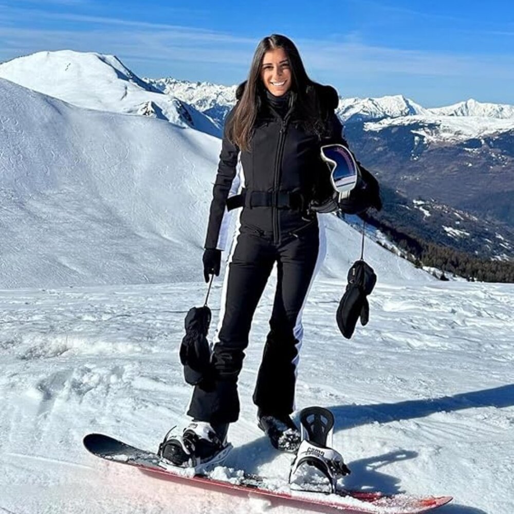 GSOU SNOW Womens Insulated Ski Jumpsuit